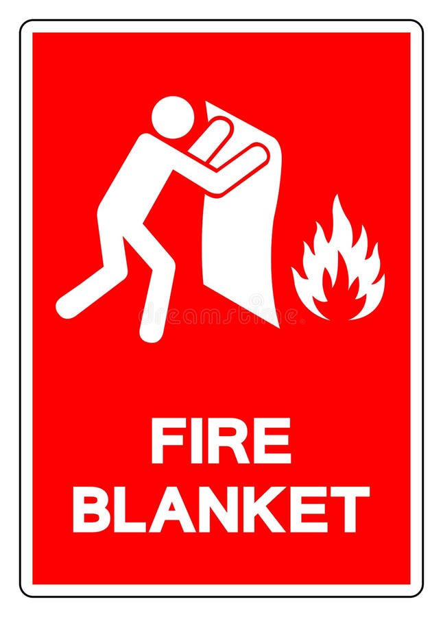 Fire Blanket Sign Stock Illustrations 298 Fire Blanket Sign Stock