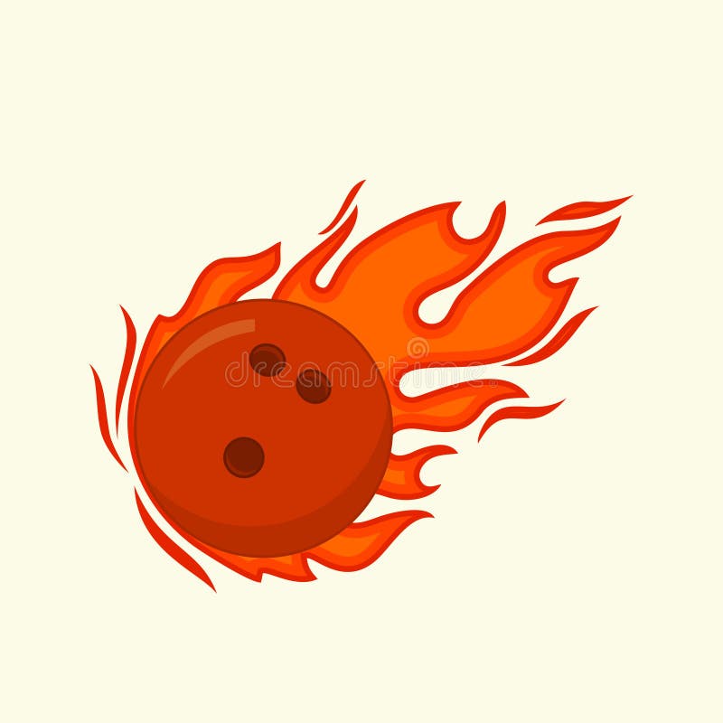 Bowling Fire Ball Vector stock vector. Illustration of image 29872285