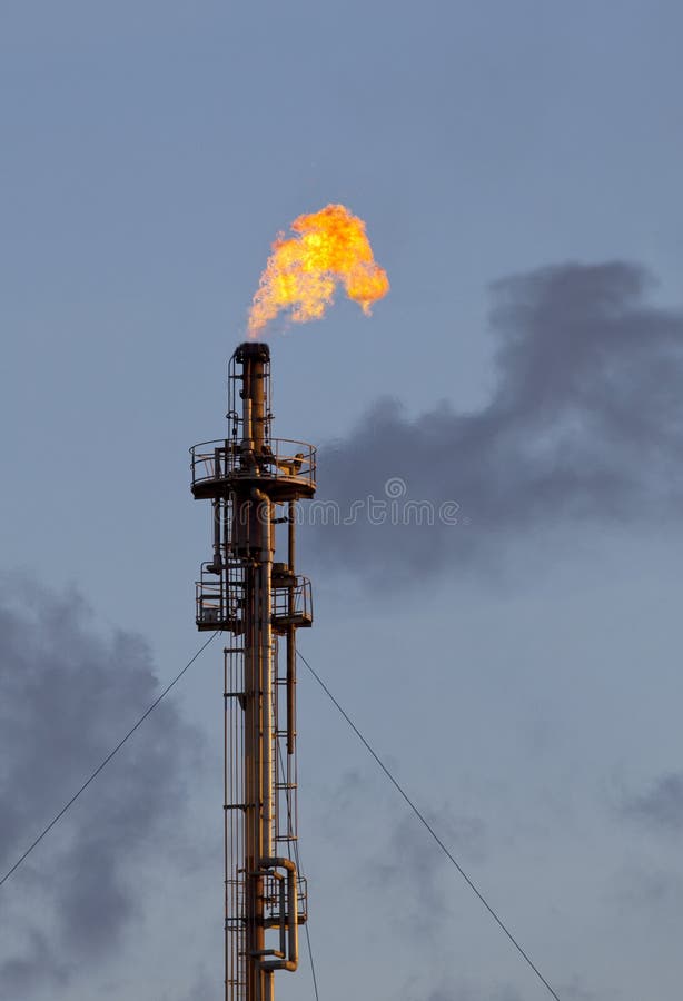 Fire burning tube in refinery petrochemical industry royalty free stock photo Fire burning tube in refinery petrochemical industry royalty free stock photo
