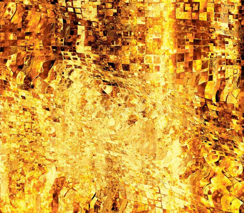 Fire burst and broken elements royalty free illustration