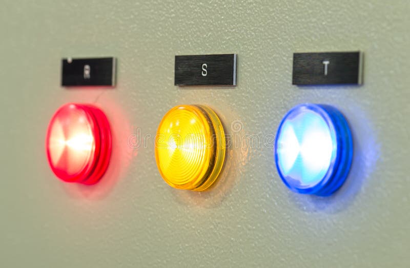 The fire control panel , Industries royalty free stock photography The fire control panel , Industries royalty free stock photography