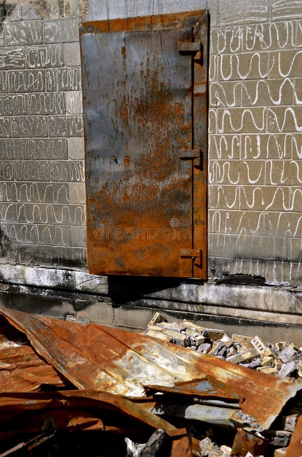 432 Damaged Fire Door Stock Photos Free & RoyaltyFree Stock Photos