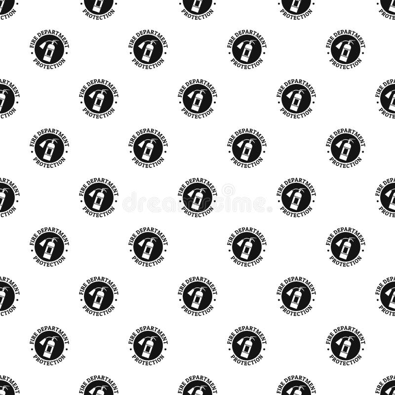 Fire department protection pattern seamless vector stock illustration Fire department protection pattern seamless vector stock illustration