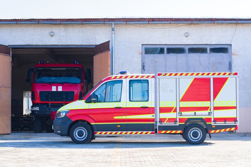 Fire engine stock photo. Image of firefighting, alarm 262275116