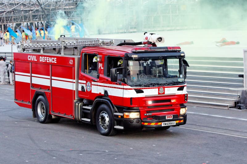 Fire engine at NDP 2009