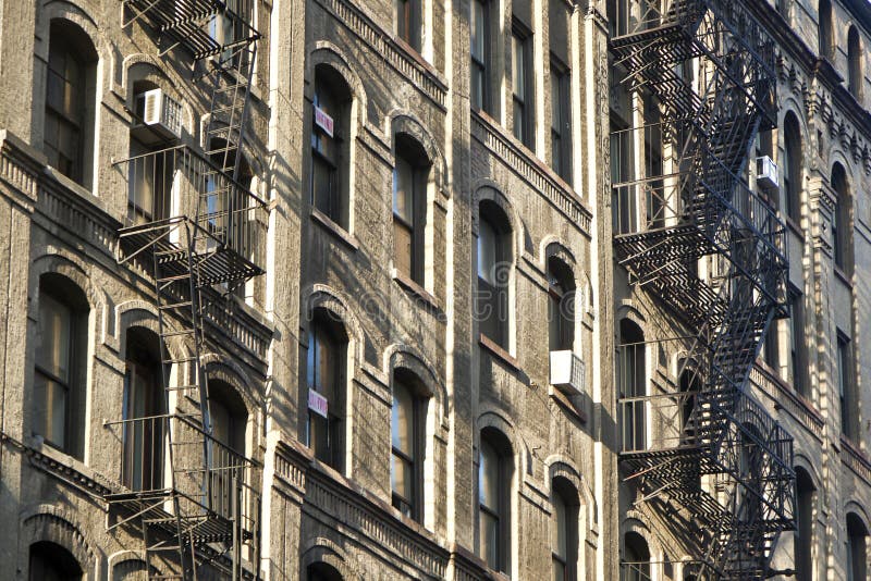 Fire escape at an old house royalty free stock photos Fire escape at an old house royalty free stock photos