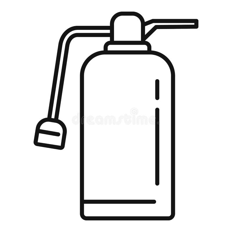 Fire Extinguisher Safety Icon, Outline Style Stock Vector ...