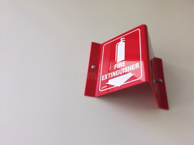 Fire Extinguisher Sign royalty free stock image Fire Extinguisher Sign royalty free stock image