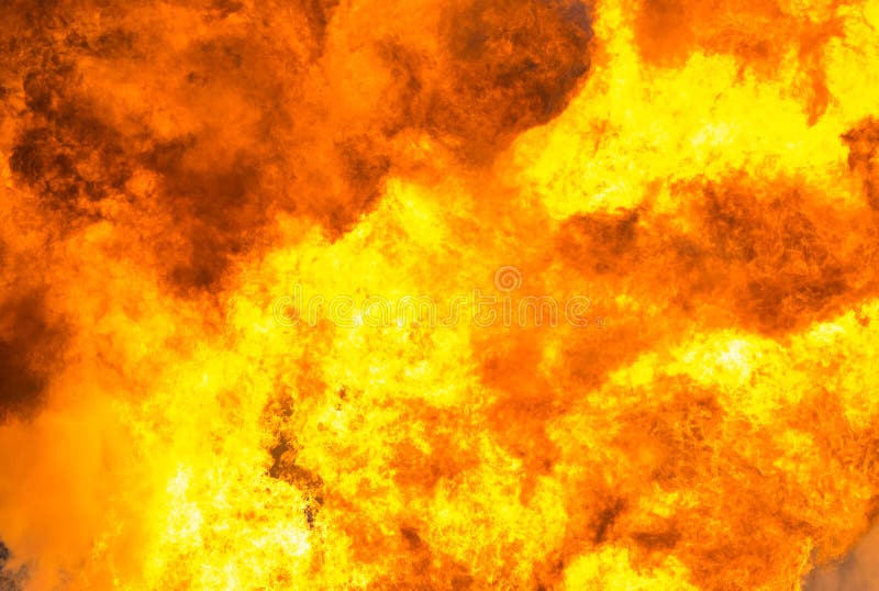 Fire, Fiery Explosion, Blast Background