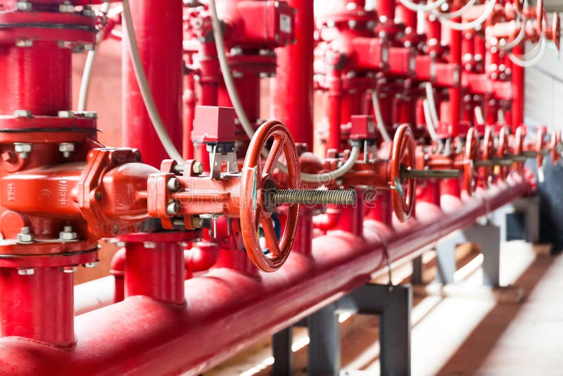 Fire fighting water supply pipeline system