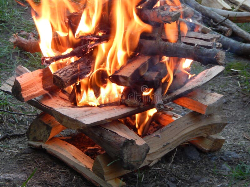 Fire, Fire Burning Firewood Stock Image Image of fireplace, orange