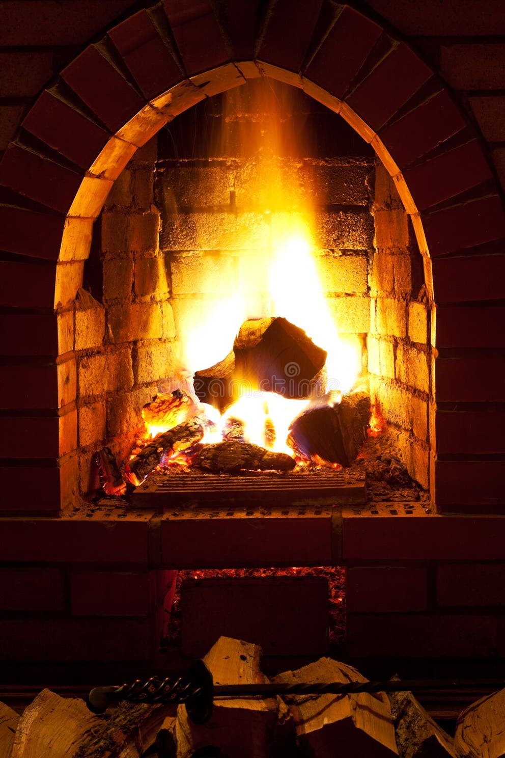 Fireplace stock photo. Image of glow, energy, inferno - 23425300