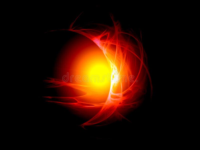 Illustration of a very fiery red swirling abstract. Illustration of a very fiery red swirling abstract.