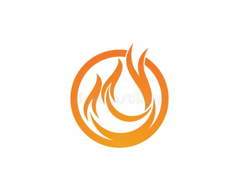 Fire Flame Logo Design Vector Template Stock Vector Illustration Of
