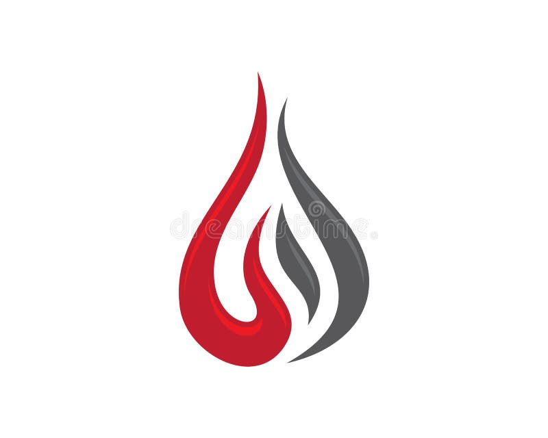 Fire flame Logo Template vector illustration