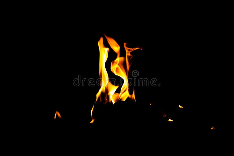 Fire Flame Texture. Burning Material Backdrop. Burn Effect Pattern