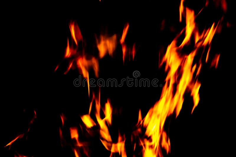 Fire Flame Texture. Burning Material Backdrop. Burn Effect Pattern