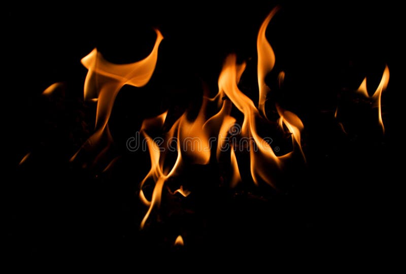 Fire Flames on Black,Fire Flames Background Stock Photo Image of