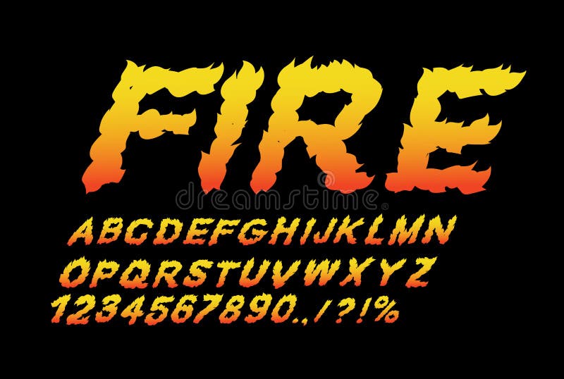 Fire Font Stock Illustrations – 28,146 Fire Font Stock Illustrations ...