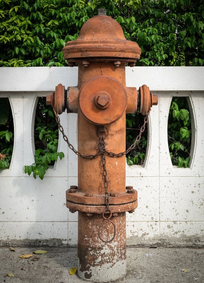 Fire hydrant. stock photo. Image of bolts, chains, metal 90350884