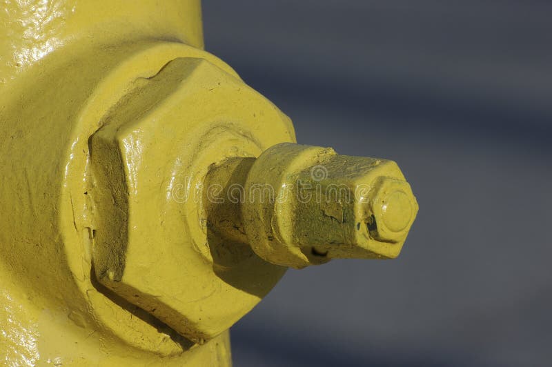 Fire hydrant bolt stock image. Image of closeup, hexagonal 13967433