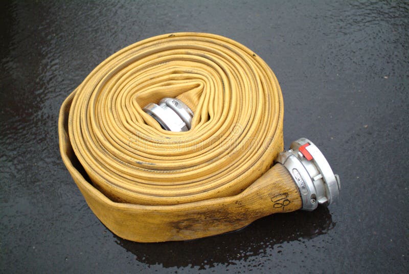 Fire Hydrant Hose stock photo. Image of buckle, tiddy 8321002