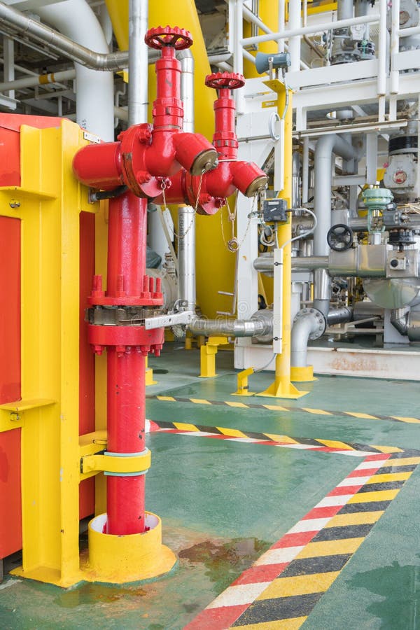 Fire Hydrant , Hose Connection ,fire Fighting Equipment for Fire Fighter in Oil and Gas Platform