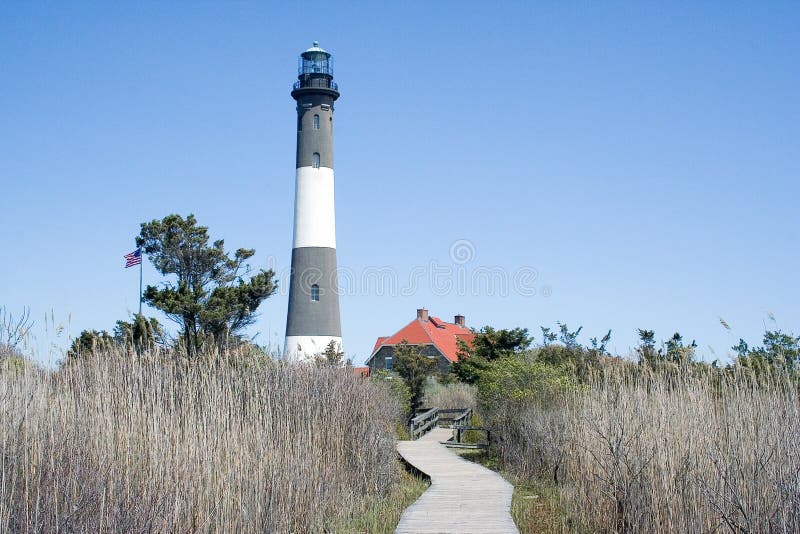 Fire Island Lighthouse stock photography