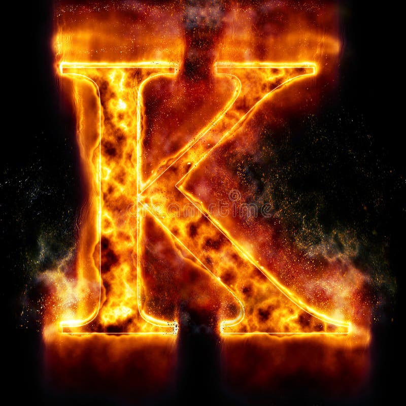 Fire Letter K Burning Flame Light Stock Illustrations – 16 Fire Letter K  Burning Flame Light Stock Illustrations, Vectors & Clipart - Dreamstime