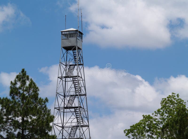 Fire Lookout Tower in South Stock Photo Image of lookout