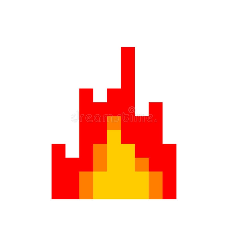 Dragon Fire Pixel Art Grid - Pixel Art Grid Gallery