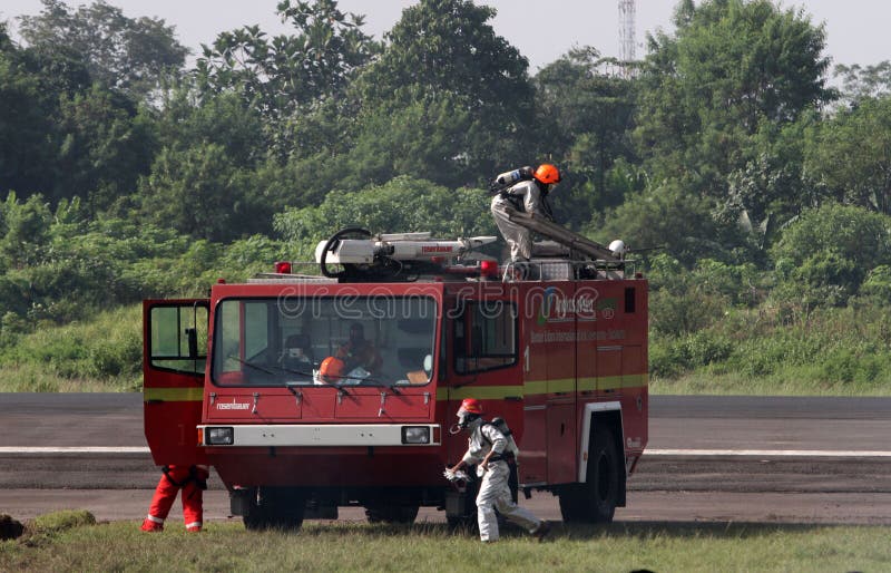 Fire rescue stock photo