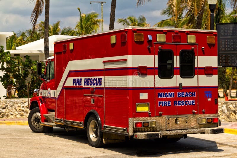 Fire Rescue Truck royalty free stock image