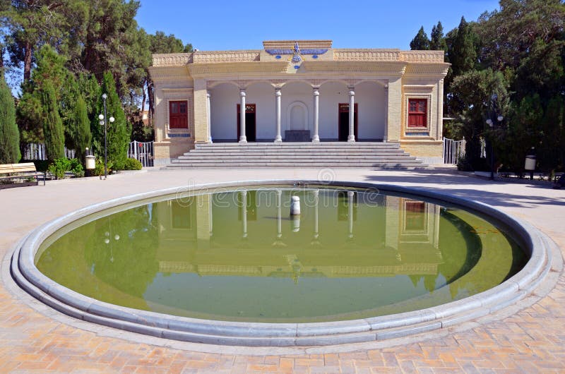 AHURA MAZDA on Ateshkadeh Fire Temple Stock Image Image of persia