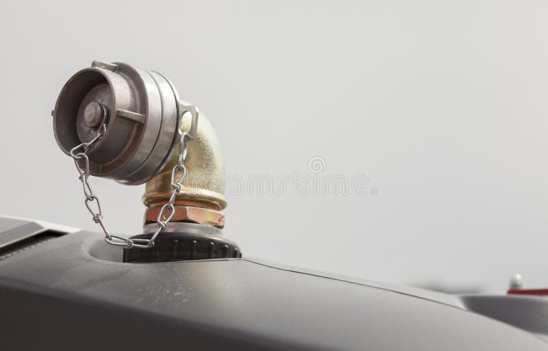 Fire Truck Hydrant-hose connector royalty free stock photography