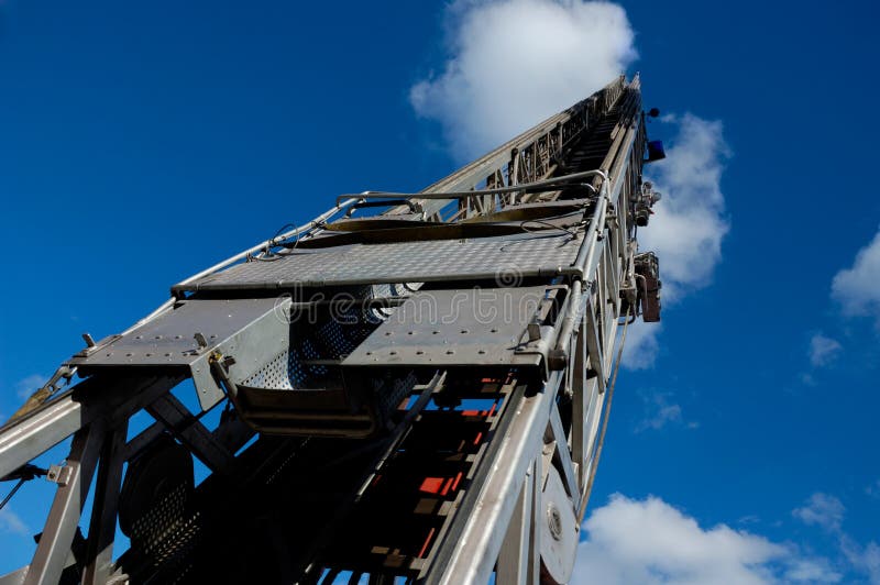 Fire Truck Ladder stock photo. Image of vehicle, away - 13429280