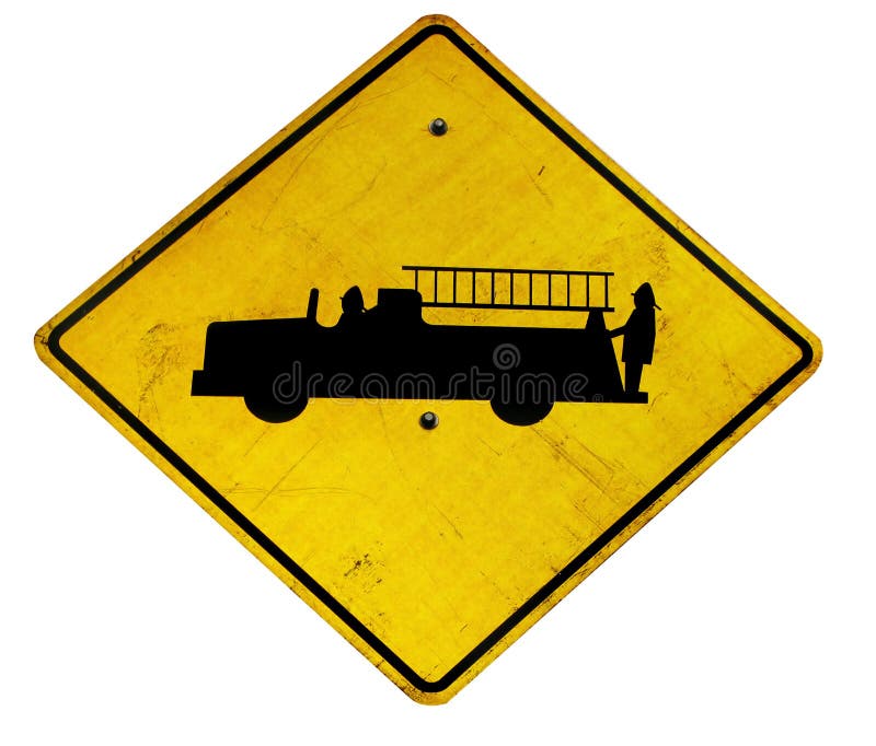 Fire Truck Sign Color Printable