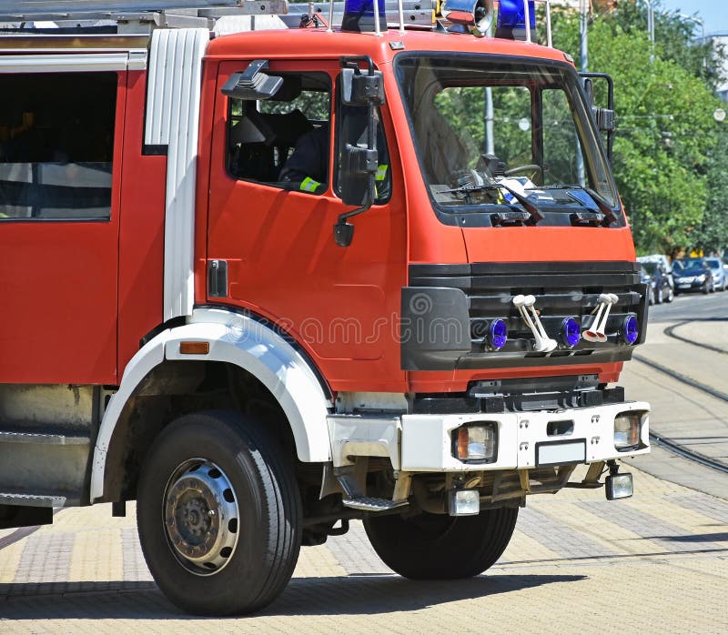 Fire Truck Side View Stock Images - Download 300 Royalty Free Photos