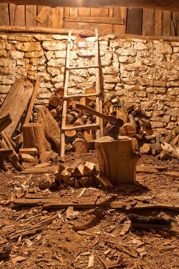 Fire wood shed stock image. Image of fire, wood, stack 21987803