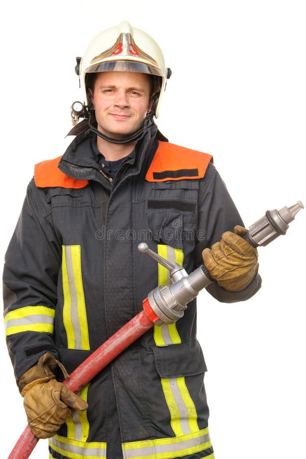 Firefighter. Picture from a young and successful firefighter at work Firefighter. Picture from a young and successful firefighter at work