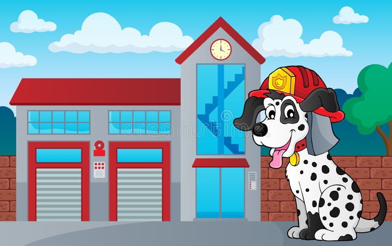 fire dog clipart