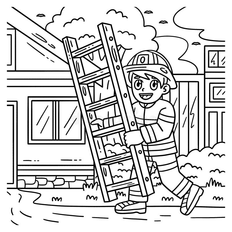 Colouring Pages: Ladder