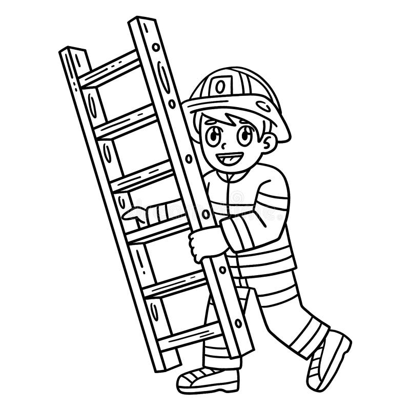 Colouring Pages: Ladder