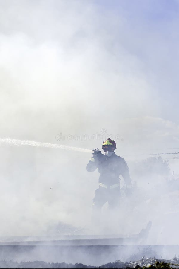 Firefighter royalty free stock photo