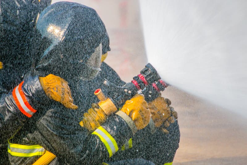 Firefighters training editorial stock image. Image of branch 101226849