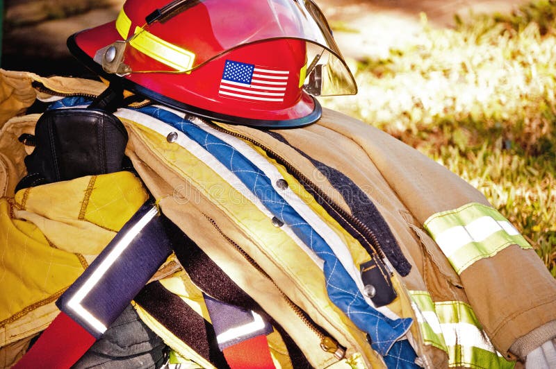 Fire Gear stock photo. Image of rescue, flames, occupation 34657356