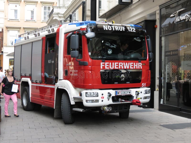 Fire brigadetruck in Vienna