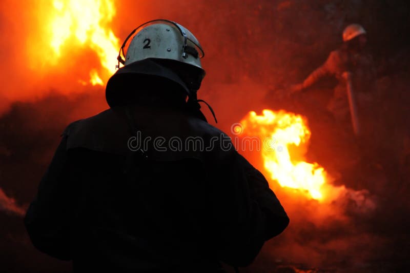 Firemen royalty free stock images