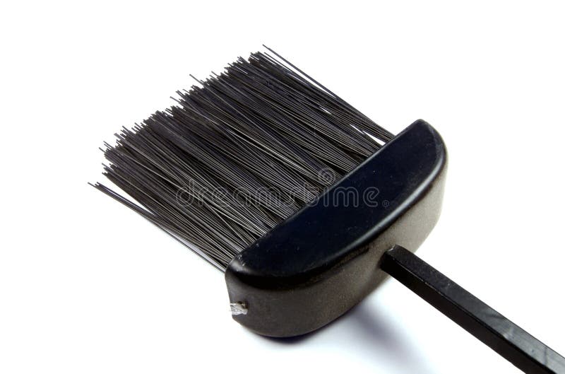 Fireplace Brush stock photo. Image of house, studio, handle 5801460
