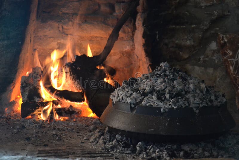 Fireplace and food preparation